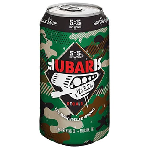 5x5 Brewing Fubarr Irish Red Ale • Cans