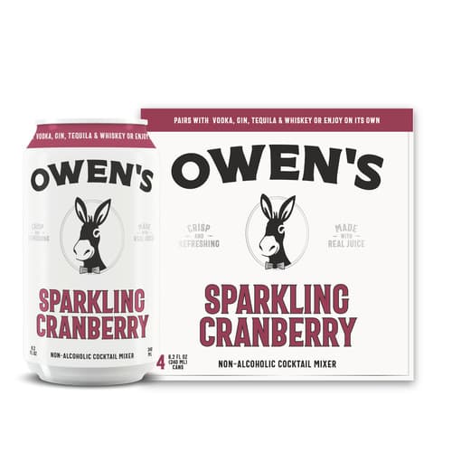 Owen's Mixers • Sparkling Cranberry Can