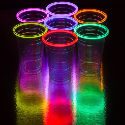 Pong Star • Glow Cups 16 oz 20 Ct
