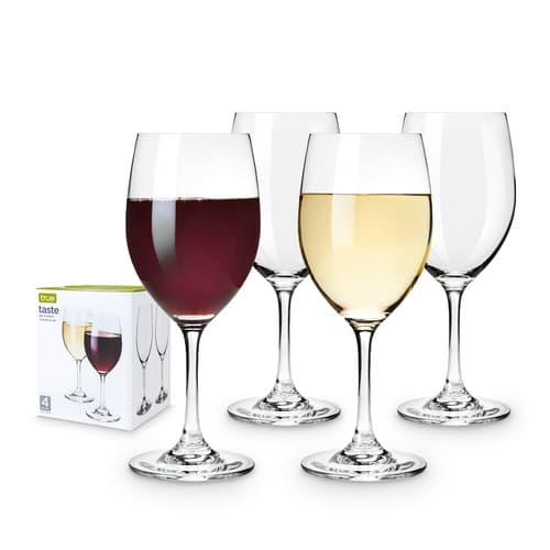 True Tasting Glasses • Wine Stems 14oz Set 4