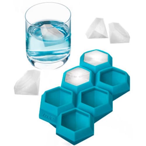 Iced Out Diamond Ice Cube Mold  Makes 6