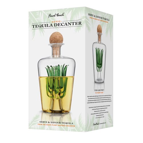 Final Touch Agave Shaped Tequila Decanter