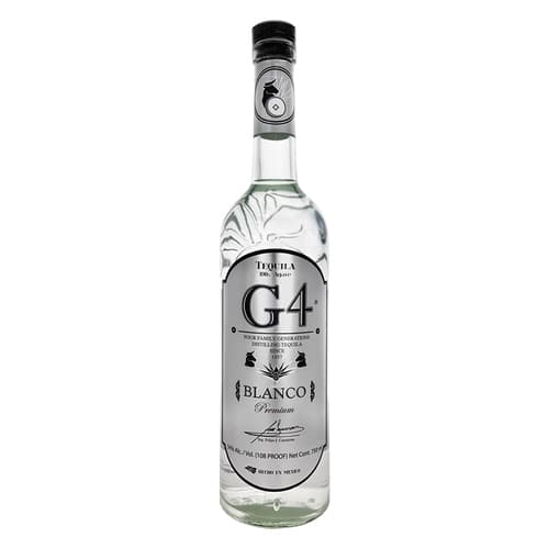 G4 Premium Tequila Blanco 108 Proof