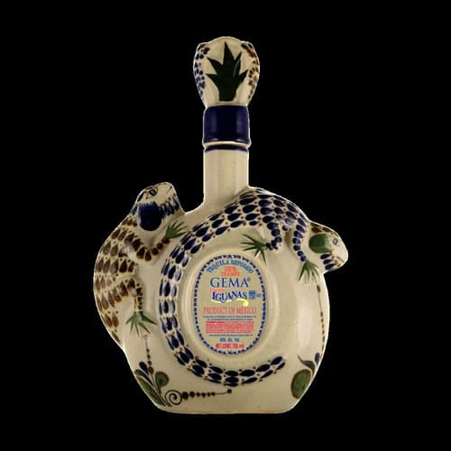 Gema Reposado Iguanas Ceramic Tequila