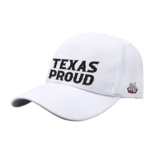 Spec's White Texas Proud Hat