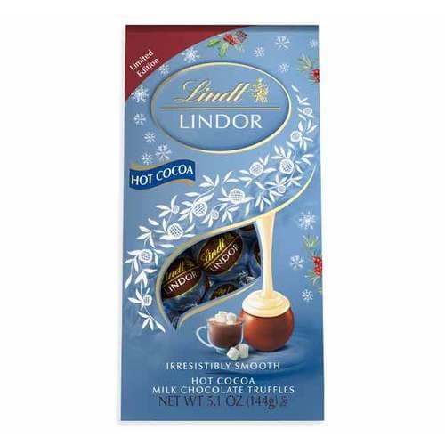 Holiday • Lindt Lindor Ball Bag - Hot Cocoa