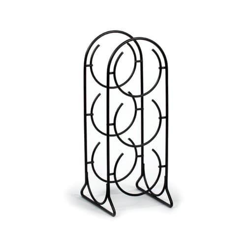 Spectrum Wine Rack • Horseshoe 3 Bottle Black