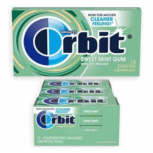Orbit Sweet Mint Sugar Free Chewing Gum