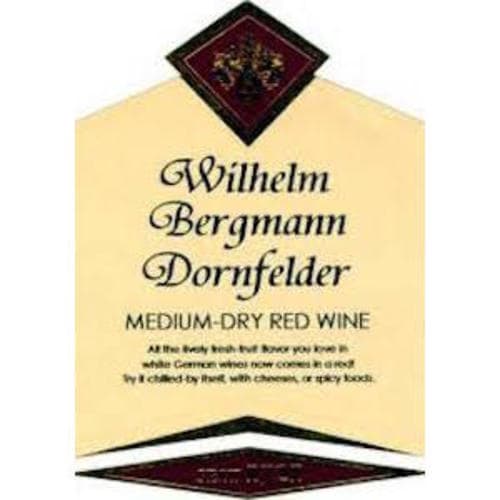 Wilhelm Bergmann Medium-dry Red Dornfelder