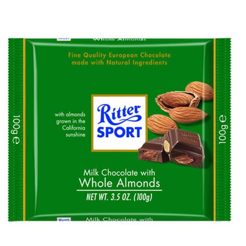 Ritter Sport Chocolate Bar • Whole Almond Milk