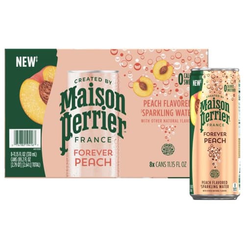Maison Perrier Water • Peach 330ml Can Sparkling
