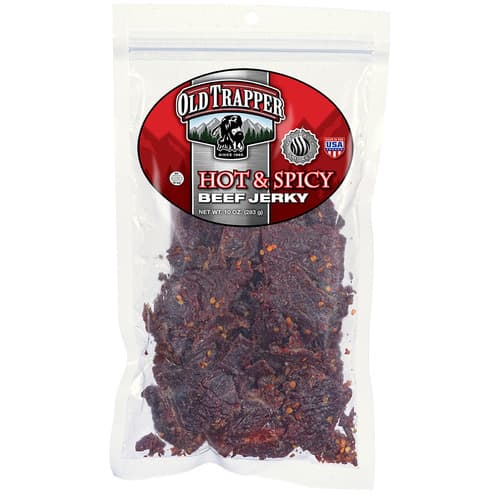 Old Trapper Hot & Spicy Beef Jerky