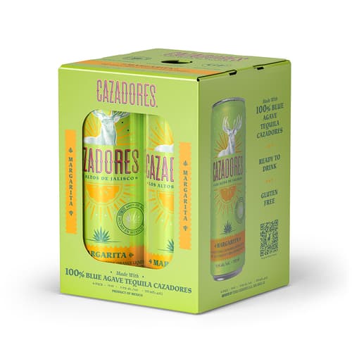 Cazadores Cocktails • Margarita 4pk-12oz