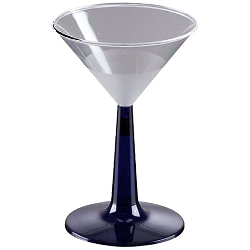 Emi Yoshi Martini Glass Blue Base 2 Piece