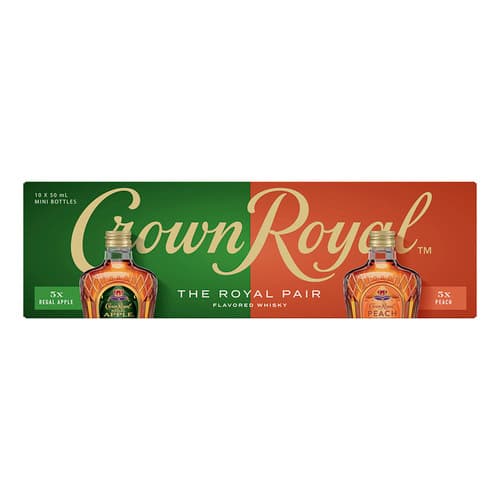 Crown Royal • 10pk-50ml (5 Apple and 5 Peach)