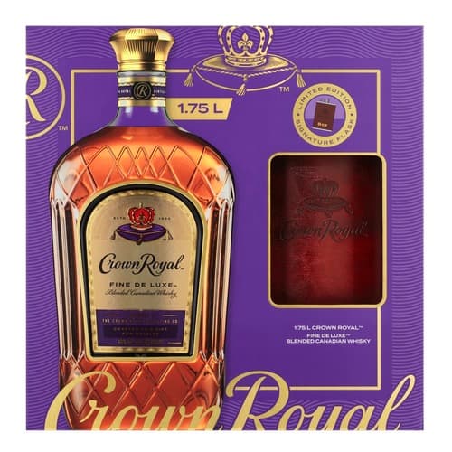 Crown Royal with Flask