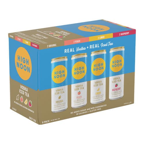 High Noon Sun Sips • Vodka Iced Tea Variety Pack 8pk