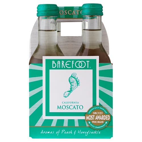 Barefoot Moscato 4pk