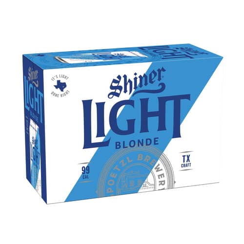 Shiner Light Blonde Beer 99 Calories