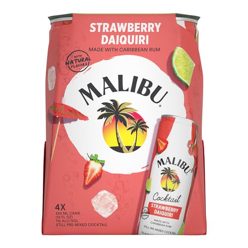 Malibu Cocktails • Strawberry Daquiri