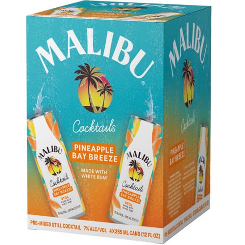 Malibu Cocktails • Pineapple Bay Breeze