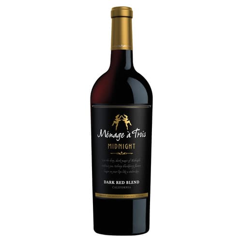 Menage A Trois Midnight Dark Red Blend 750ml Bottle