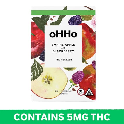 Ohho Blackberry Empire Apple Seltzer 3mg Delta 9 • 4pk