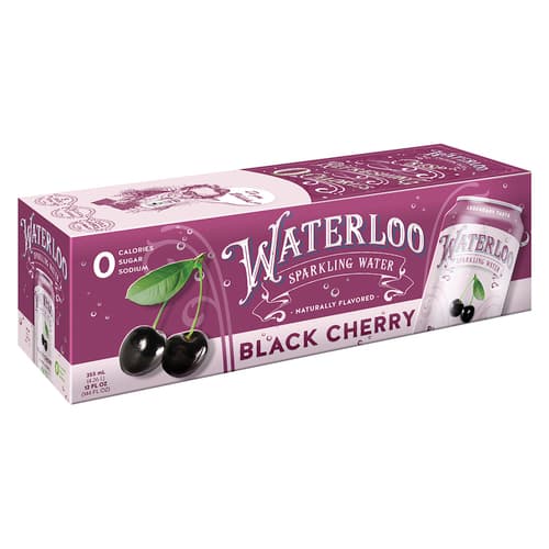 Waterloo Black Cherry Sparkling Water