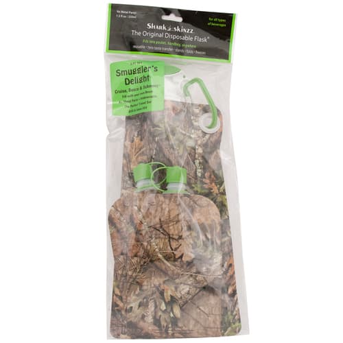 Shark Skinzz Mossy Oak Camo Flask Set • 2 / 8z + 32z