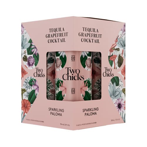 Two Chicks Cocktails • Sparkling Paloma 4pk-355ml