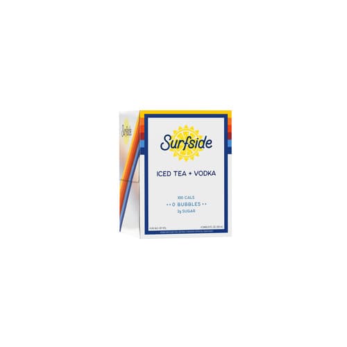 Surfside Cocktails • Vodka Iced Tea 4pk-12oz