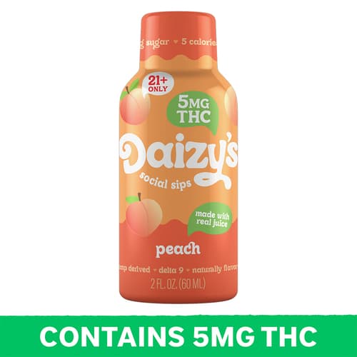Daizy's Sips Peach 5mg Delta 9 Mini