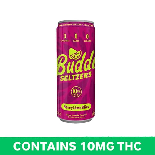 Buddi Berry Lime Bliss Seltzer 10mg Delta 9 Single Can