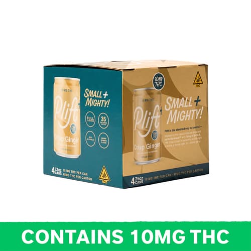 Crisp Ginger Spritz 10mg Delta 9 4pk Can