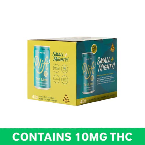 Plift Tart Lime Spritz 10mg Delta 9 4pk Can