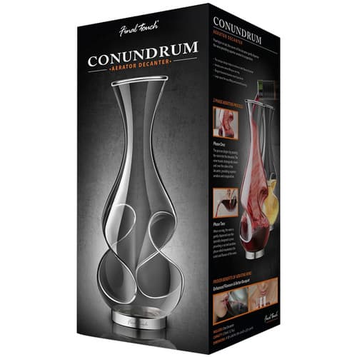 Final Touch Conundrum Aerator Decanter • 375 Ml