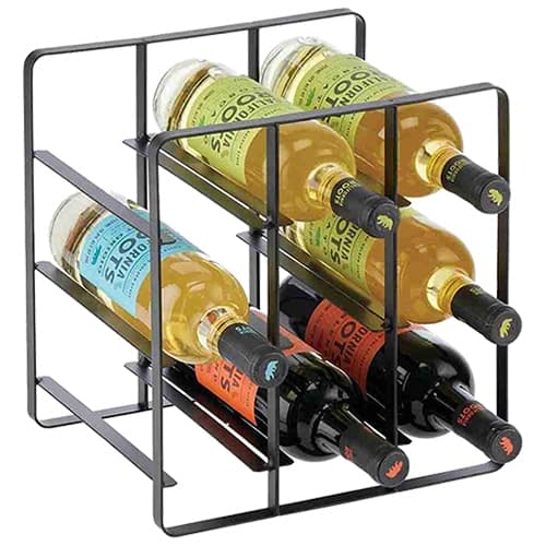 Oggi • Wine Rack 3 Tier 9 Bottle Stainless Steel